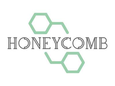 Honeycomb Etsy Logo branding etsy hex hexagon logo