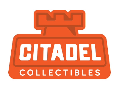 Citadel Collectibles Logo Patch branding citadel collectibles logo orange