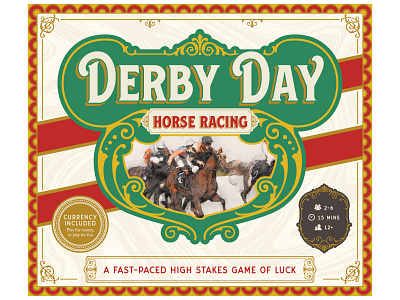 Derby Day Cigar Box cigar box derby horse derby horse racing race horse