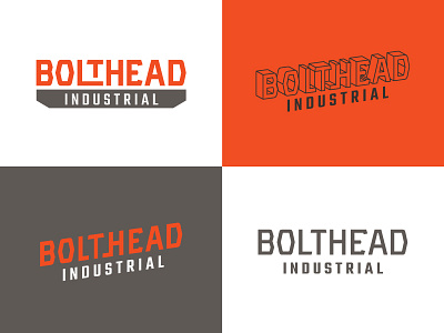 Bolthead Industrial Logo Comps comps construction industrial logo