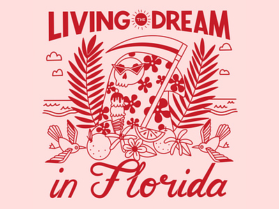 Living the Dream Tee Shirt/Tote Design