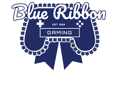 Bluebribbon Gaming branding design graphic design logo