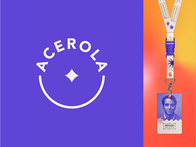 Acerola Logo Design brand branding clean design flat illustrator logo logodesign type typography