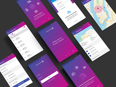 Global Design System - Android android applications clean color global system mobile pattern library ui