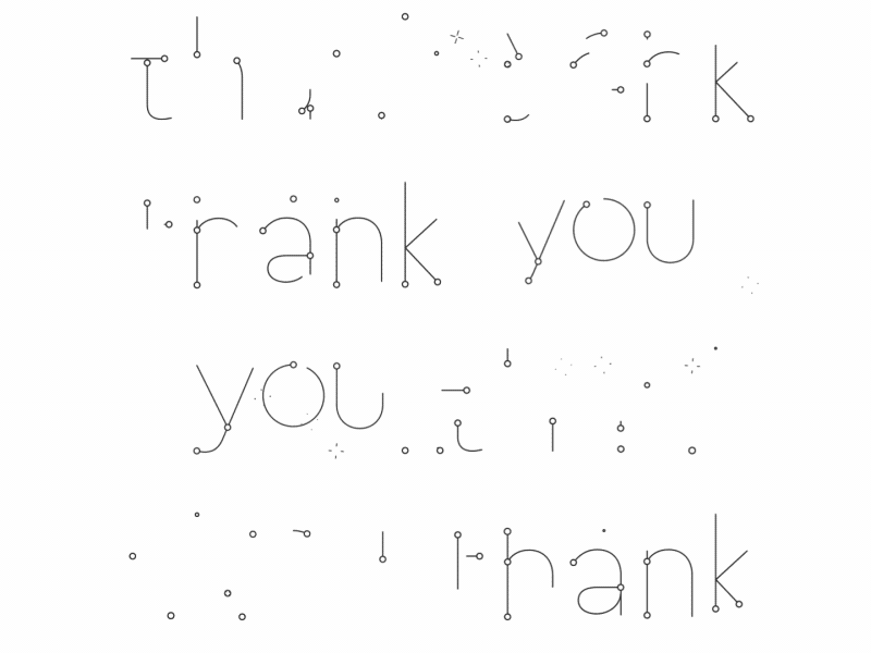 Thank You by Kevin Snyder on Dribbble