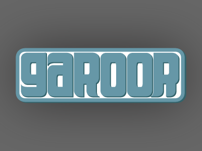 Garoor android app garoor groovy ios logo old school thick lines