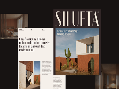 SILUETA — Architecture and Visualization #3 branding design graphic design illustration logo magazine typography