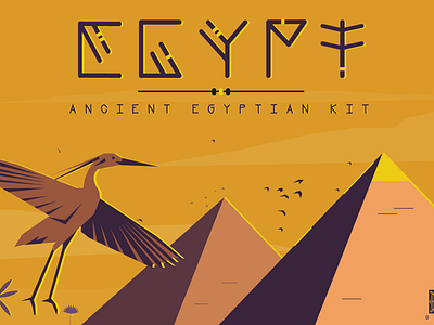 Egypt ancient cairo character civilization egypt egyptian gods hieroglyphs illustration kit nile pharaoh temple typogaphy