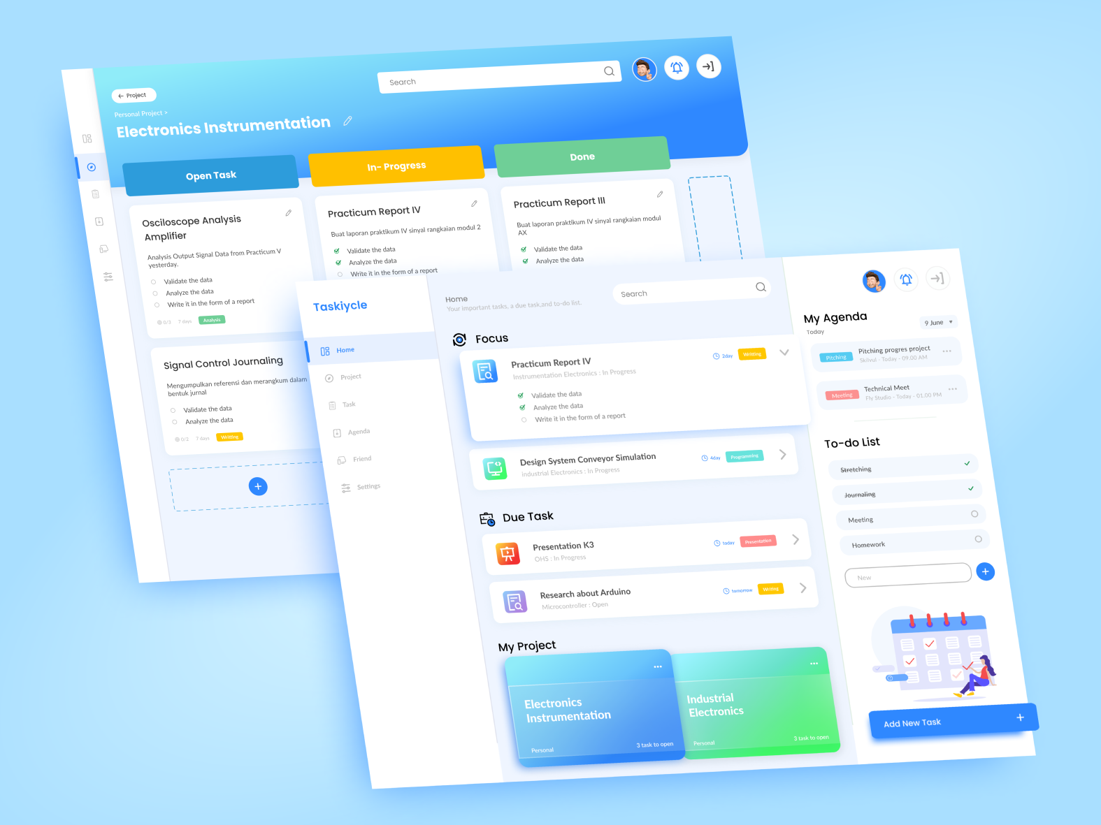 Task Management With a Kanban Dashboard by Adam Tossari on Dribbble