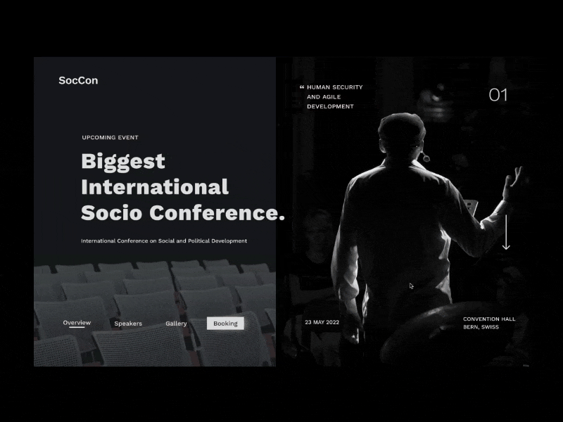 Conference Event Landing Page Website