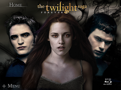 Twilight theatrical movie application art direction interactive design second screen