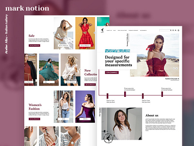 👗 Atelier Albu – Web Design branding ecommerce website graphic design logo logodesign personal brand personal branding tailorywebsite web design website