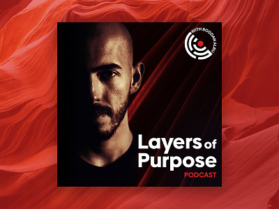 Layers of Purpose Podcast - Cover & Visuals branding design graphic design logo logodesign podcast podcast cover podcast design podcast visuals visual elements