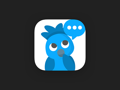 Twitter Character app icon character concept ios icon logo rebranding twitter
