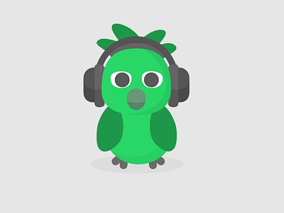 Spotify Misfit animation app app branding app icon bird character concept cute dancing flat gif illustration logo music rebranding sketch spotify ui