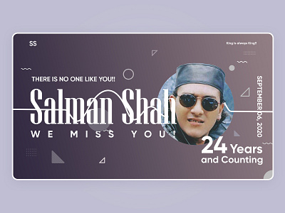 Remembering Salman Shah actor bangla design design exploration dhaka movie hero legend memorial salman shah salman shah memorial uidesign