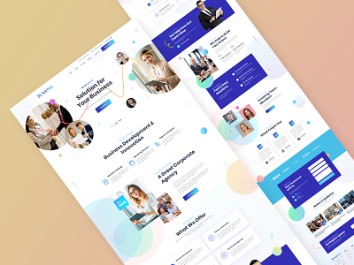 Nayna Corporate and Business Template agency tempalte business startup business template business website company website corporate website design 2021 gradient design latest design modern design nayna business template nayna uiux trending design trendy design uiux uiux design