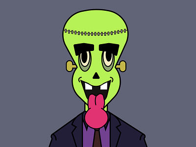 Frankenstein 🦇🎃👻 design illustration vector