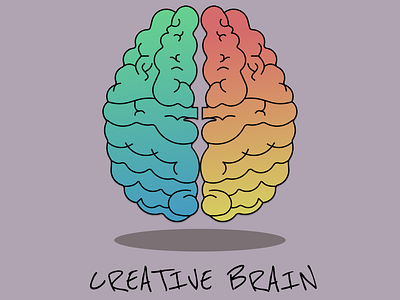 Creative Brain 🧠🧠 design graphic design illustration logo vector