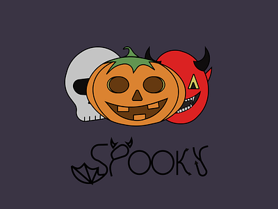 Spooky Friends ☠️🎃👹 design graphic design illustration logo vector