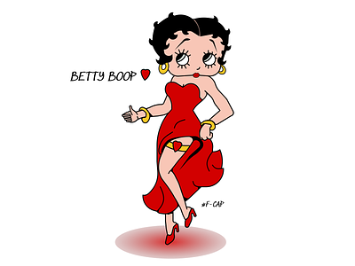 Betty Boop fan art creation 💋💋💋💋 animation design graphic design illustration logo vector