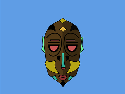 African Mask 3 🎭👹🎭 design graphic design illustration vector