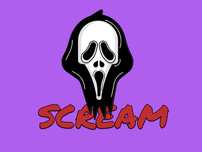 Scream fanart 💀💀 design graphic design illustration vector