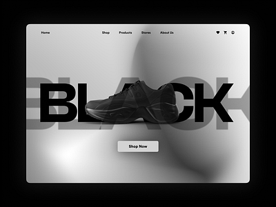 Black (sneaker landing page)