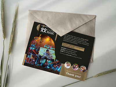 Event Postcard branding design event graphic design layout marketing materials postcard print print media thank you