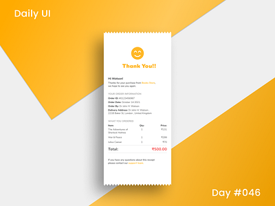 Daily UI Challenge - Invoice