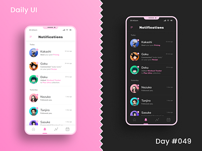Daily UI Challenge - Notifications