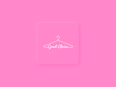 Daily UI Challenge - Logo Design (Neomorphism Pink) 52 appui branding clothes shop daily ui challenge logo design dailyui dailyuichallenge day 52 day 52 logo design day52 design graphic design light theme logo logo design neomorphism ui uidesign uiux