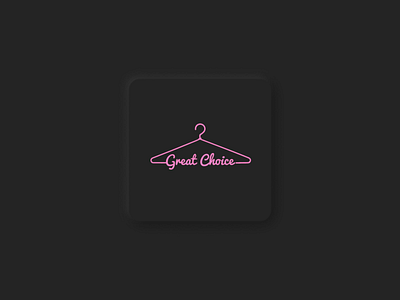 Daily UI Challenge - Logo Design (Neomorphism Dark) 52 appui branding clothes shop clothes shop logo daily ui challenge logo design dailyui dailyuichallenge darktheme day 52 day 52 logo design day52 day52 logo design graphic design logo logo design neomorphism ui uidesign uiux