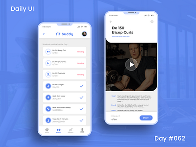 Daily UI Challenge - Workout of the Day