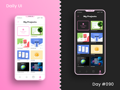 Daily UI Challenge - Create new 90 add new appui create new dailyui dailyuichallenge dark mode dark theme day 90 day 90 create new design dribbble illustration light theme post social media ui uidesign uiux upload