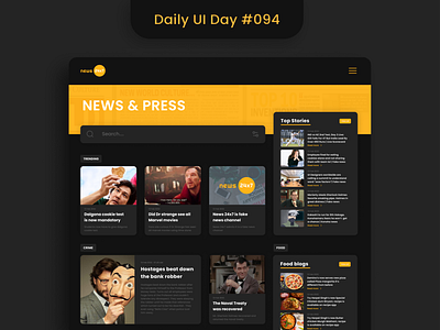 Daily UI Challenge - News