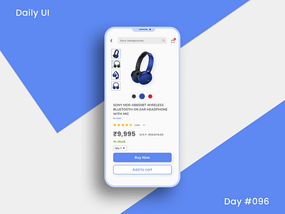 Daily UI Challenge - Currently In-Stock