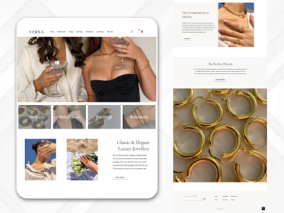 Ecommerce Website Design | Versa | Jewellery Store