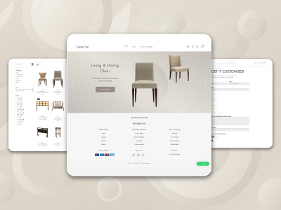 Ecommerce Website Design | CopperTop | Furniture Store