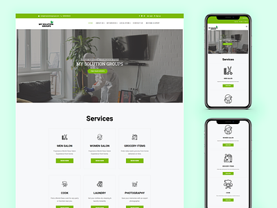 Website Design | My Solution Groups | Home Services Platform