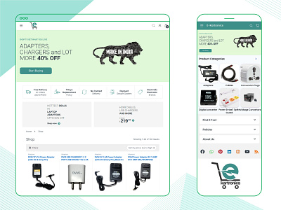 Website Design | E-Kartonics | Electronice Ecommerce Store
