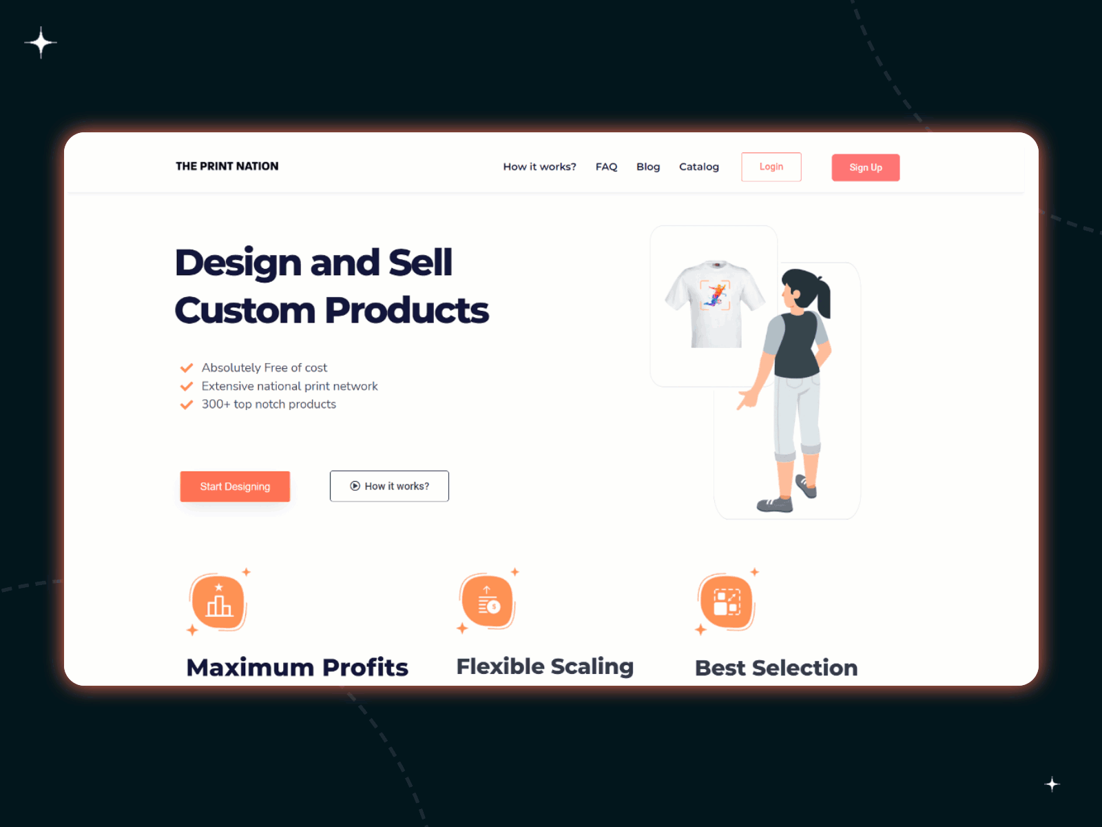 Website Design | The Print Nation | Print on Demand Website