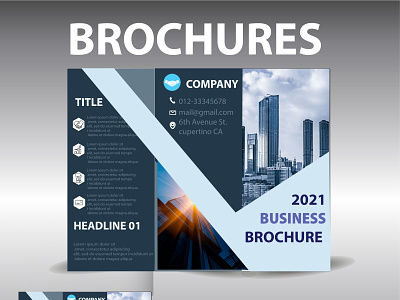 Business company brochures . branding design graphic design illustration logo design typography ui vector