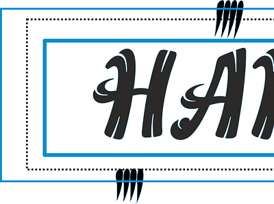 Hail logo design illustration logo
