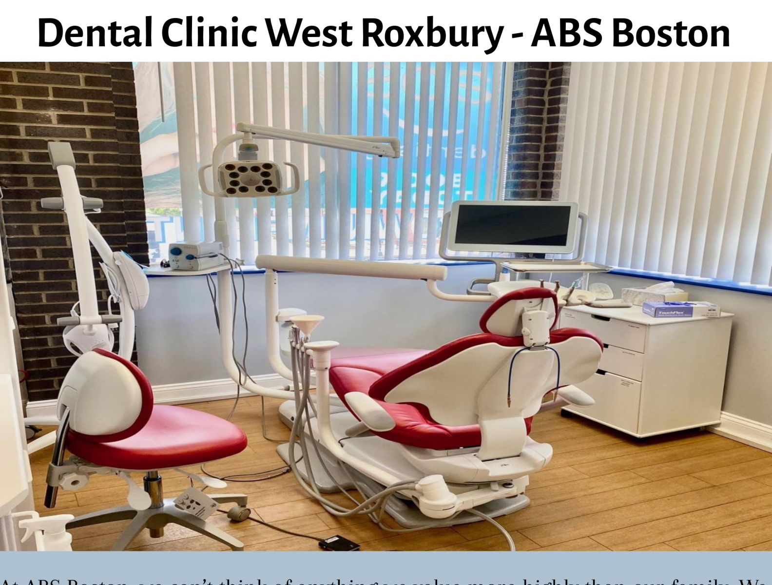 Dental Clinic West RoxburyABS Boston by abs dentistry on Dribbble