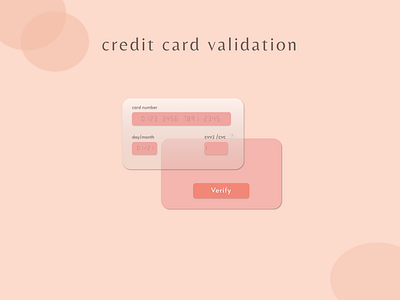 Credit card validation art branding design illustration ui ux vector