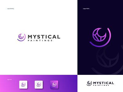 Moon Logo || Mystical paintings