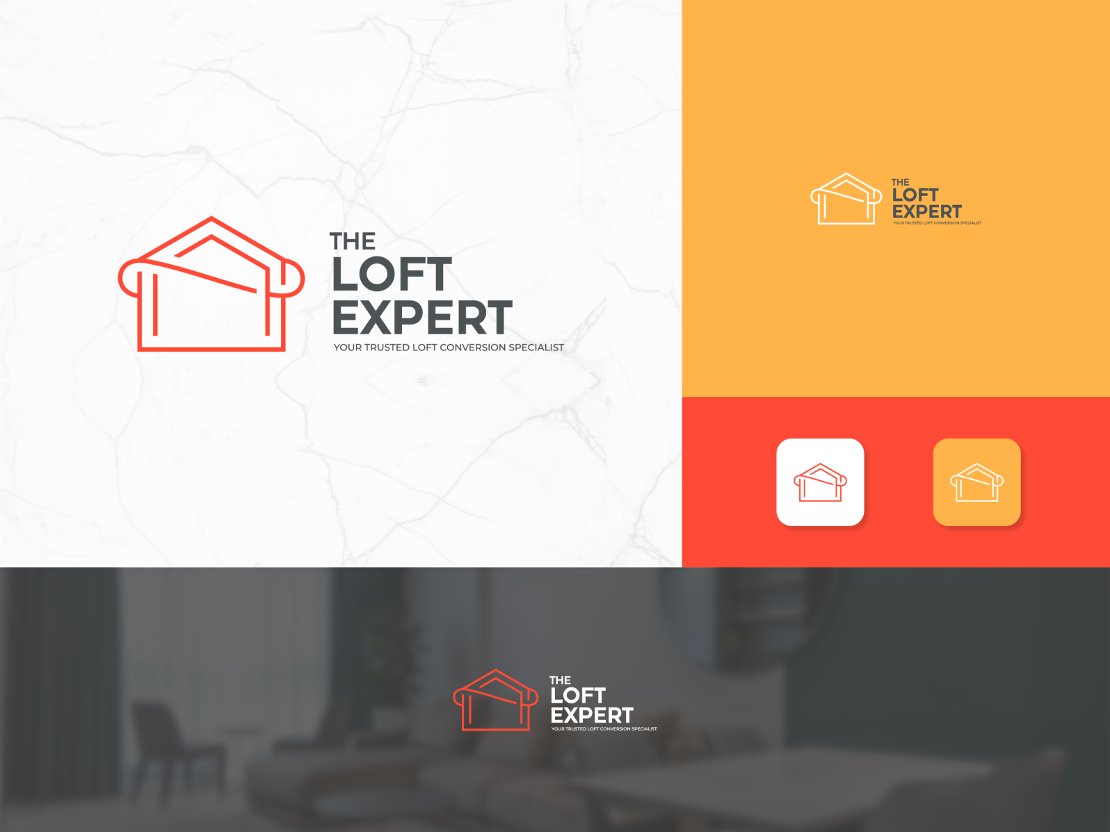 The Loft Logo Design by Muaiqib Yousafzai on Dribbble