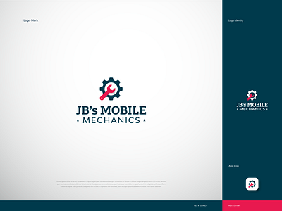 JB's Mobile Mechanics Logo branding design graphic design icon illustration lettermark logo logo vector