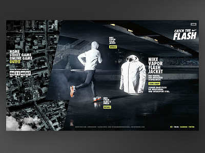 Nike - Catch the Flash game gps maps nike running